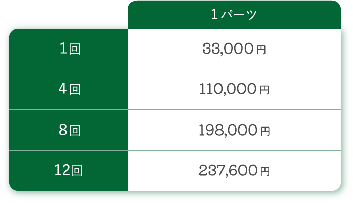 テスラスカルプチャー料金1