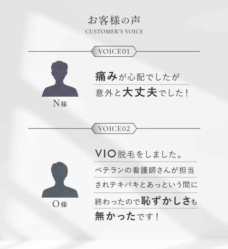 患者様の声